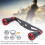 95 mm Spinnrollen-Handgriff – 10,5 cm, Schwarz/Rot 5