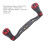 95 mm Spinnrollen-Handgriff – 10,5 cm, Schwarz/Rot 6