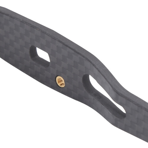 95 mm Spinnrollen-Handgriff – 10,5 cm, Schwarz/Rot 2