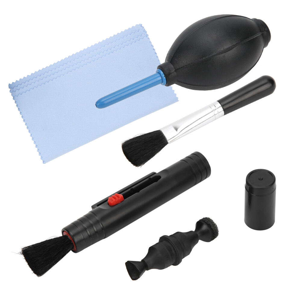 5 In 1 Camera Cleaning Suit Dust Cleaner Brush Air Blower Wipes Clean Cloth Lens Tissue Kit 9301324798033