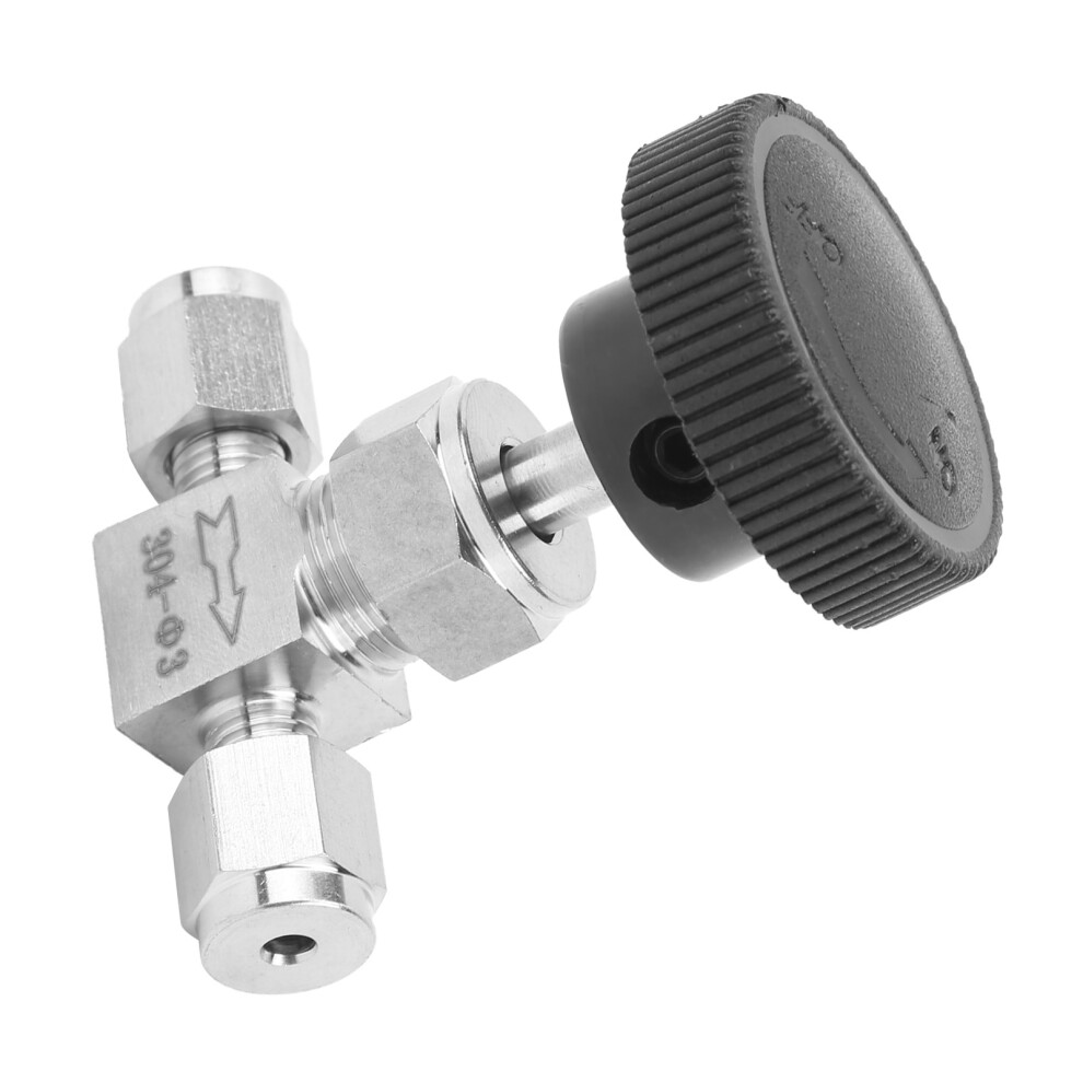 304 Stainless Steel Valve 2ÂWay High Pressure Needle Flow Control For Water Gas Oil Liquidð¤3 4091324798854