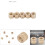 M4 Brass Cylinder Knurled Round Molded in Insert Embedded Nuts (M4*6*6.3; 30pcs) 8