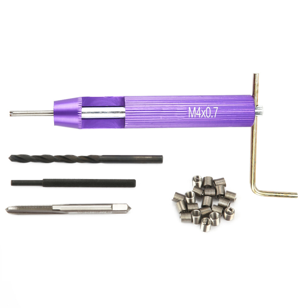 M4*0.7 Screw Threaded Inserts Repair Tool Set Wire Insert Installation Kit 9331324797668