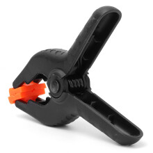 6pcs 4inch A Type Black Multifunctional Plastic Spring Clamp Clip DIY Woodworking Tool