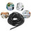 2 Package Wire Protector Spiral PP Wire Cable Protection Accessory Wire SleeveBlack 12mm 5