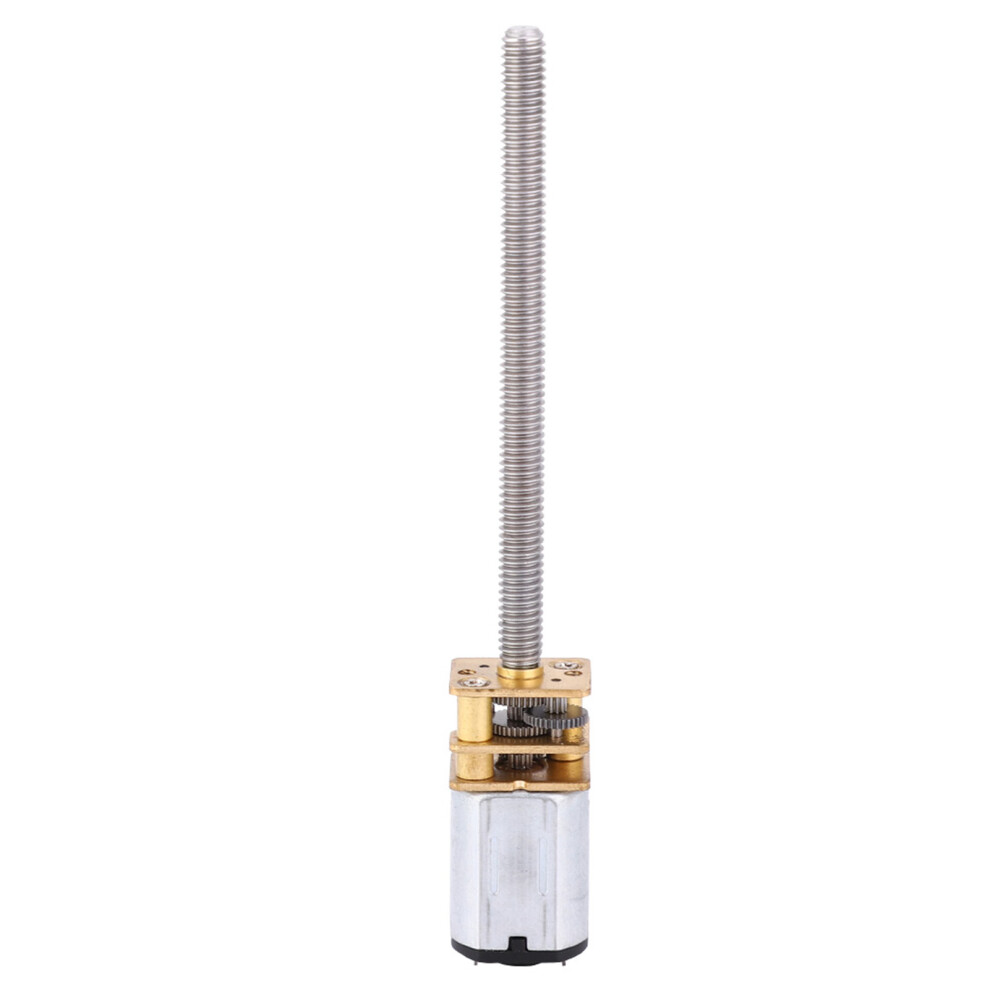 N20 Gear Motor Lead Screw Speed Reduction Motor M4x55mm 12V Ball Screw Accessory(1000Rpm) 4981324799381
