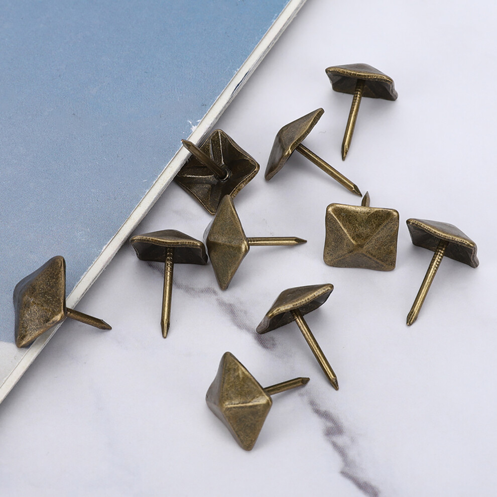 50Pcs Upholstery Door Nail Retro Cyan Bronze Iron Decorative Furniture Hardware Accessories12x18mm 4691324799532