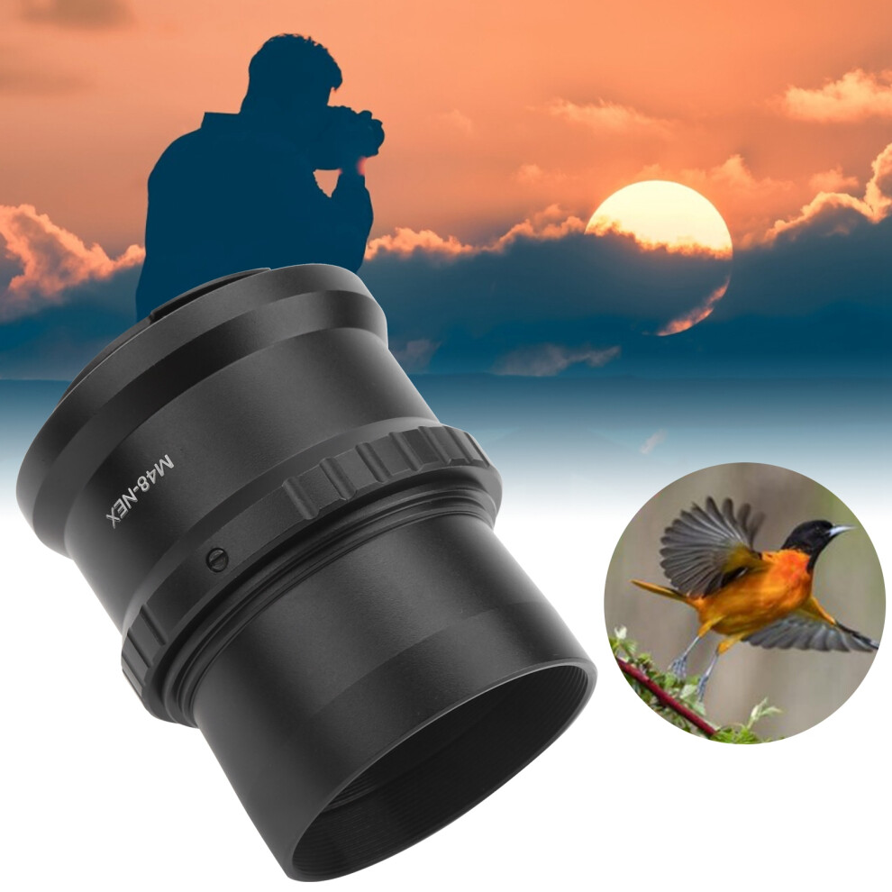 Telescope 2In M48x0.75mm Ttype Adapter And M48nex Lens Adapter For Sony E Mount Camera 8411324800559