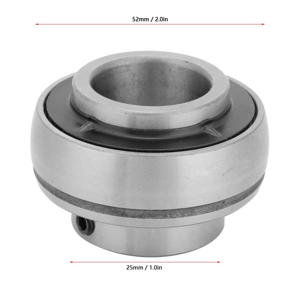 1Pcs Plated Insert Mounted Ball Steel Bearing Uc205 25Mm Light 8121324801356
