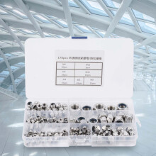 170pcs box Stainless Steel Self locking Hex Nut Fastener Lock Nuts