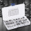 170pcs box Stainless Steel Self locking Hex Nut Fastener Lock Nuts 6
