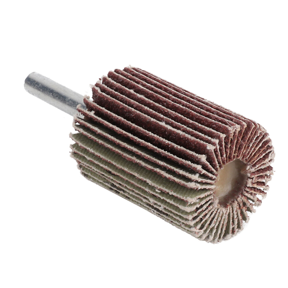 10Pcs Sanding Polishing Wheel Grinding Sandpaper Flap Wheel Disc With 6Mm Shank 30 X 40 X 6Mm 8791324801436