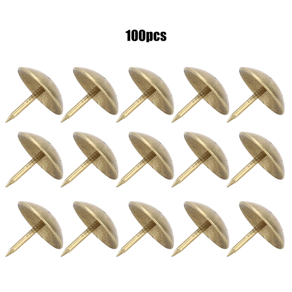 100Pcs Upholstery Nail Cyan Bronze Iron Wooden Box Decorative Furniture Hardware Accessories 8461324801827