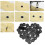 1000 Sets Harz-Druckknopf T8 14mm Schwarz 3