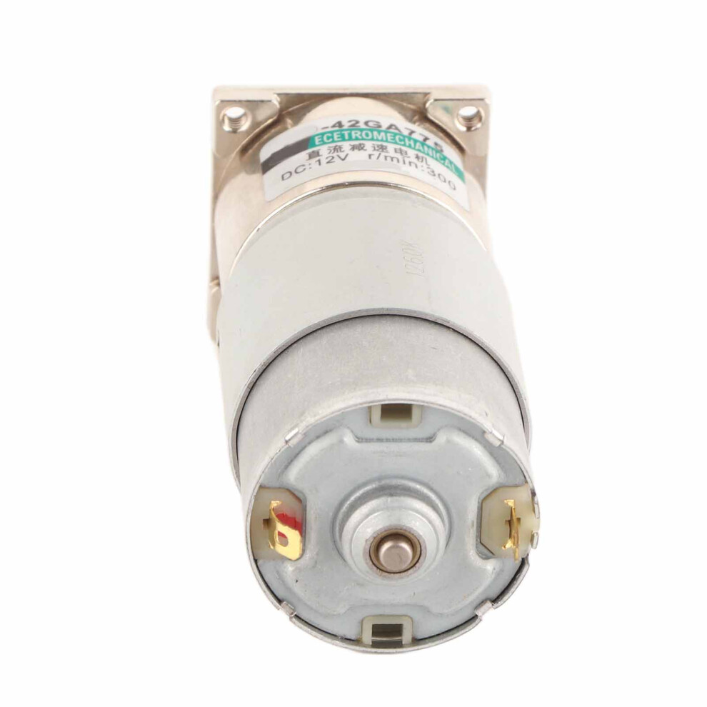 Xdâ42Ga775 Micro Dc Gear Motor Large Torsion Adjustable Speed Motor With Bracket(300Rpm12v) 7901324803533