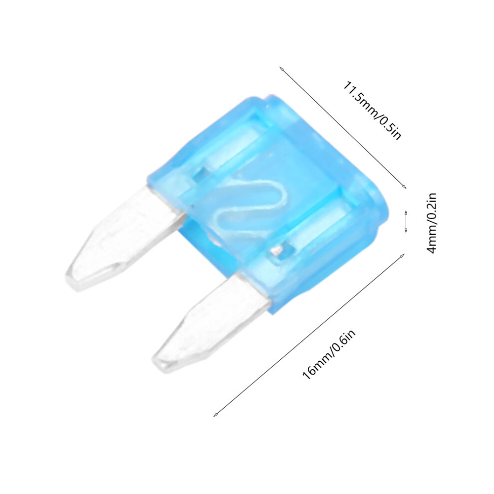 60Pcs Multicolor Profile Small Size Mini Blade Fuse Assortment Auto Car Truck Fuses Set (S) 9301324804758