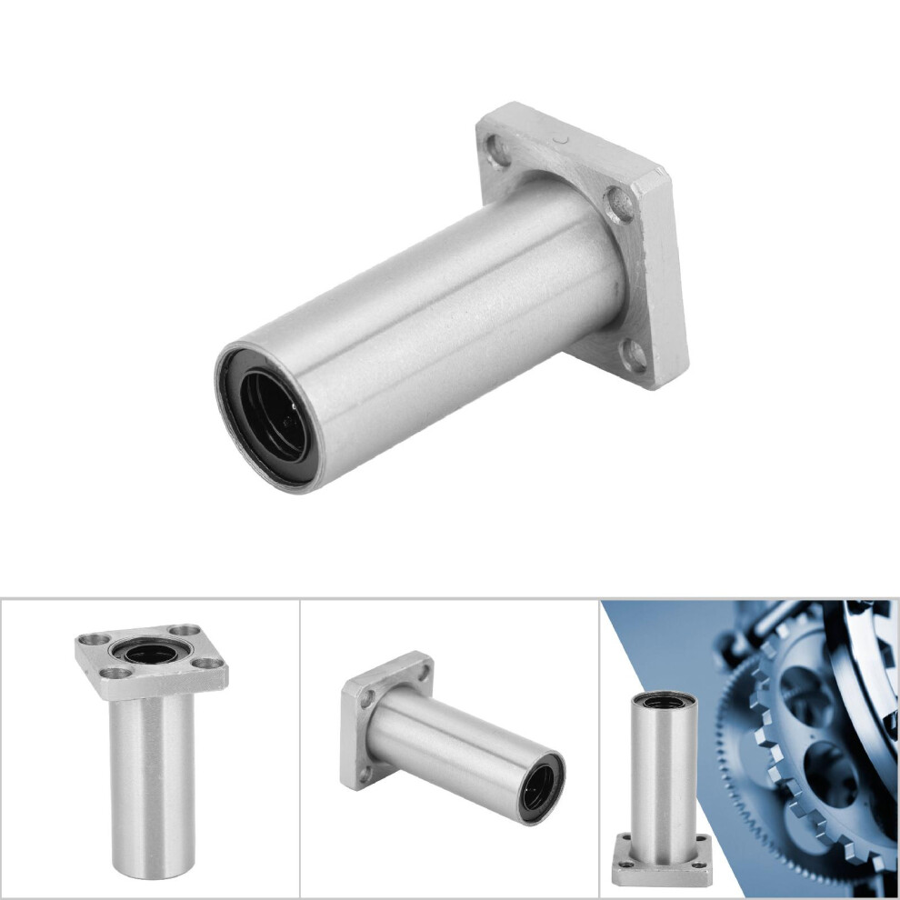 Long Square Flange Linear Motion Ball Bearing Bushing Stainless Steel (Lmk8luu) 9431324805346