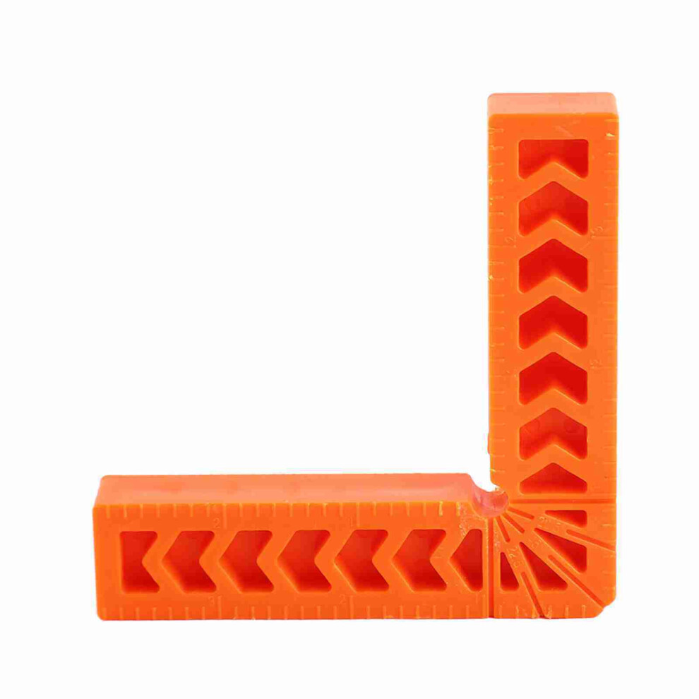 4Pcs Plastic L Type 90 Degree Right Angle Ruler Woodworking Tool Auxiliary Locator(4In) 9411324806222