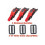 Motorcycle Bike Helmet Quick Release Clip Chin Strap Pull Buckle Replacement 3x New 2