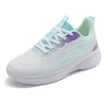 (Green, 38) New soft sole lightweight non-slip student running shoes mesh breathable travel casual shoes