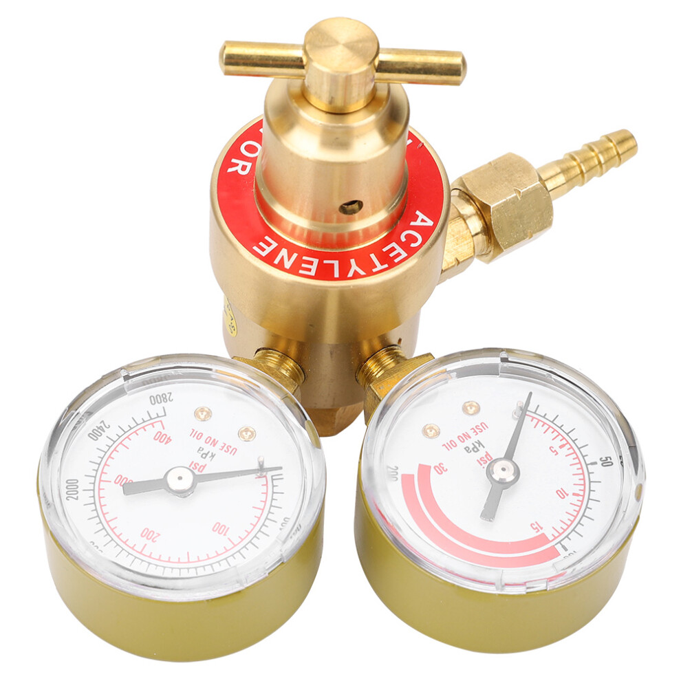 Cga200 Acetylene Regulator Gauge Female Thread For Commercial Industrial Use 5011324808697