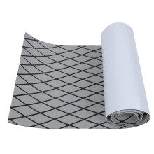 EVA Anti slip Pad Rhombus Pattern with Adhesive Tape for Deck Surfboard(gray&black stripes)