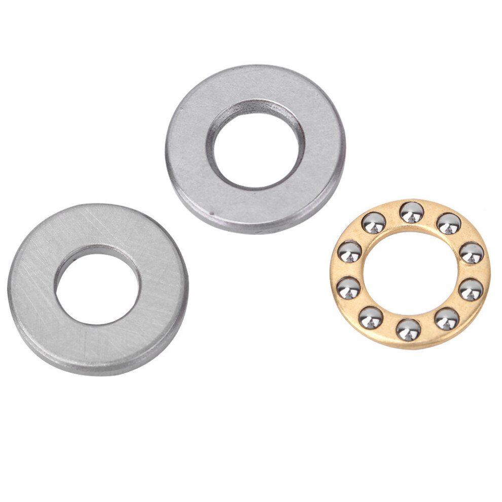 10Pcs Thrust Ball Bearing Miniature High Precision Flat Steel Bearings (F12-21M 12X21x5mm) 9441324809015