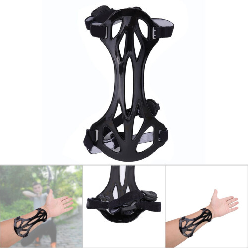 Outdoor Adjustable Protective Arm Guard Protector Shooting Archery Accessory Black 2