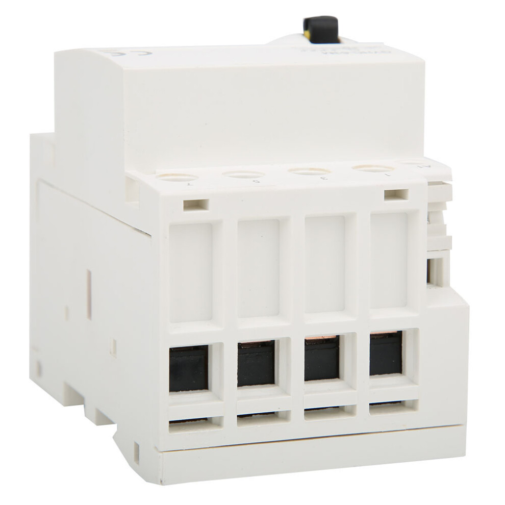 4P 63A 50Hz Din Rail Household Ac Contactor With Manual Control Switch 7901324810494
