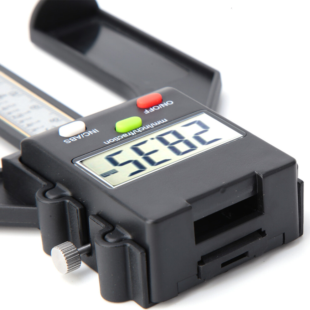 1Pcs 80Mm Magnetic Lcd Display Digital Depth Gauge Woodworking Hand Measuring Ruler 7901324811194