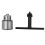 0.3-4mm JT0 Taper Mounted Key Type Mini Drill Chuck Adapter with Key 2