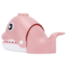 Children Cute Playing Toy Whale Mouth Dentist Bite Finger Interactive Game Funny Gags ToyPink Whale