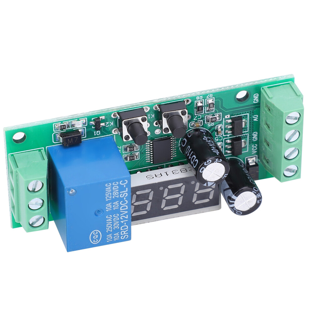 Dc Voltage Detection Module Digital Display High Accuracy Relay Electronic Component Dc12v 4911324811202