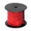 100 Yard Sequin String 6mm Decorative Accessory for Cloth Shoe Plastic Resin Sequin Line Red 100 Yard/Roll 13