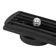 Aluminum Alloy External Flash Dual Head Crossbar Bracket Photographic Equipment Accessory