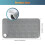 (British, 30*60cm) Single Electric Blanket 10 Heat Settings 4 Timer Modes Heating Pad EU/UK 30x60cm Warm Therapy 3