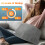 (British, 30*60cm) Single Electric Blanket 10 Heat Settings 4 Timer Modes Heating Pad EU/UK 30x60cm Warm Therapy 1
