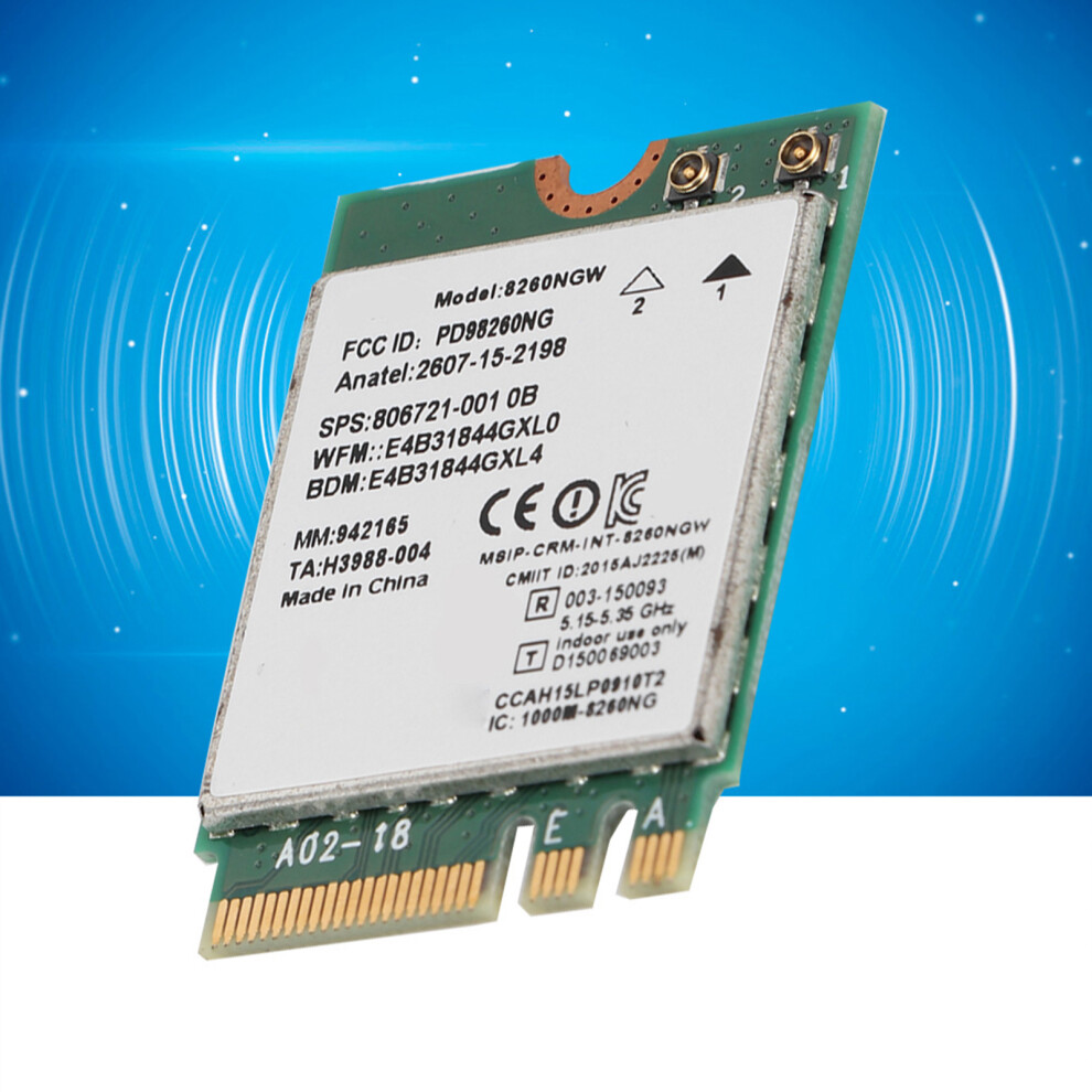 Internet 8260Ngw Wireless-Ac Dual Band 867Mbps Wifi Network Card 7901324814393