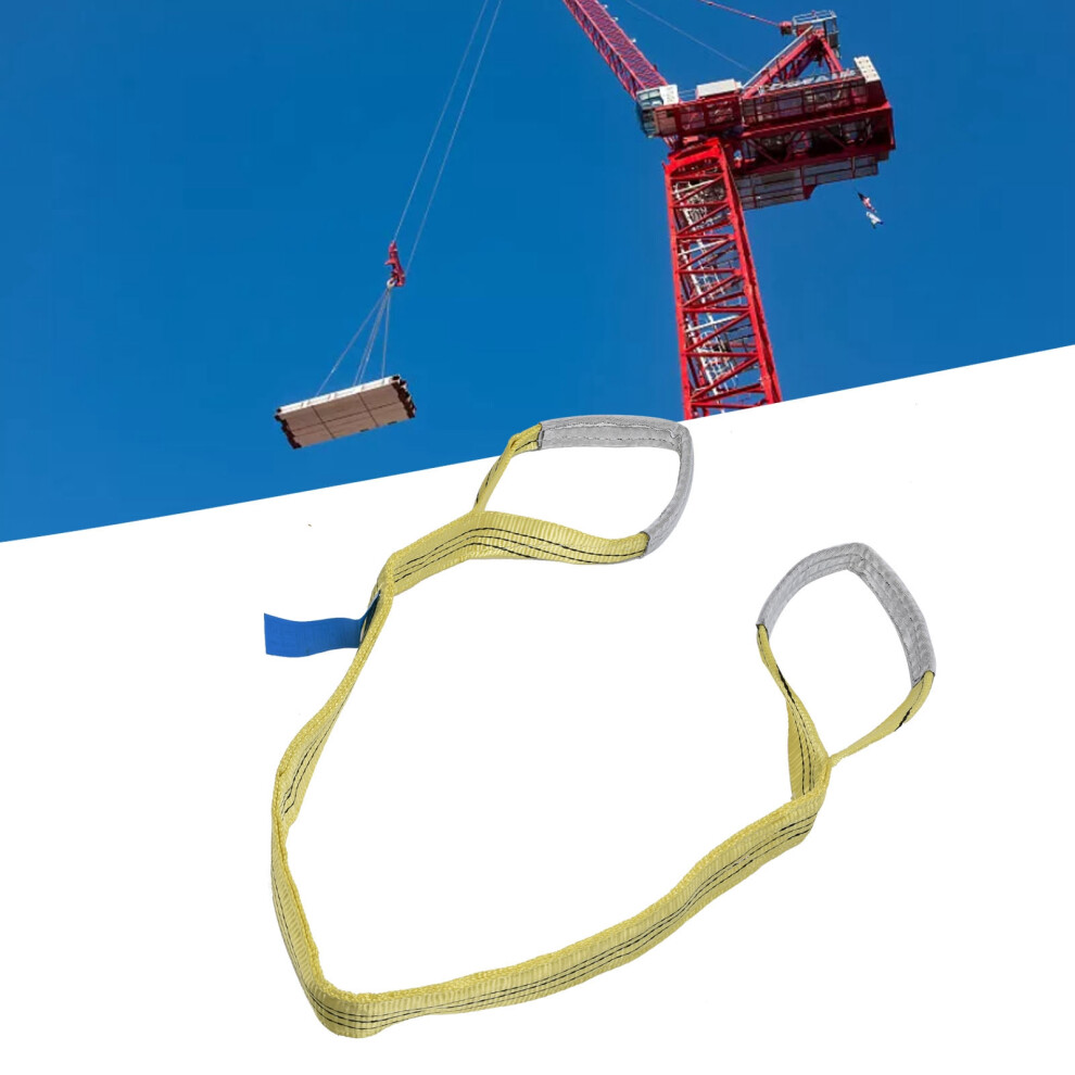 3T Flat Lifting Sling Pes Webbing Straps High Strength Load Crane Accessories Wide 75Mm2 Meters 8201324814652