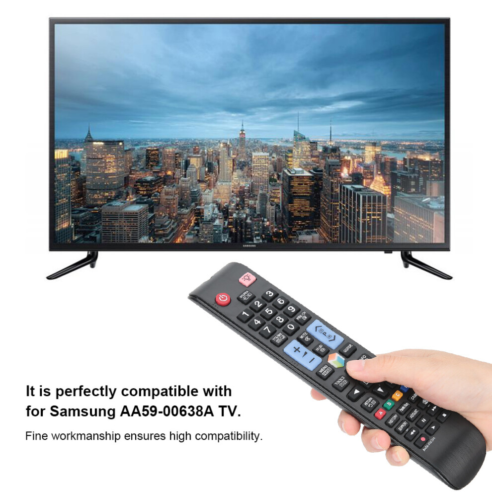 Replacement Tv Remote Control For Samsung Aa59-00638A Ps51e8000gm Ps60e8000gm Ps64e8000gm Black 6951324815198
