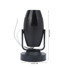 AC85-265V LED Mini Portable Adjustable Angle Spotlight Projector Lamp Beam Light for Party Stage Wedding Supplies(Black Shell Warm Whit