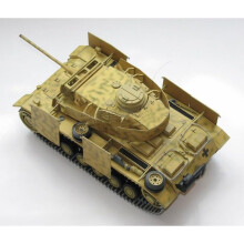 3D Assembly Model Paper Craft World Military Weapon Scale Iii M 1/25 (panzer Type)