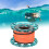 30 m 4-Farben-Diving-Finger-Spule 7  4,3 cm Blau 4