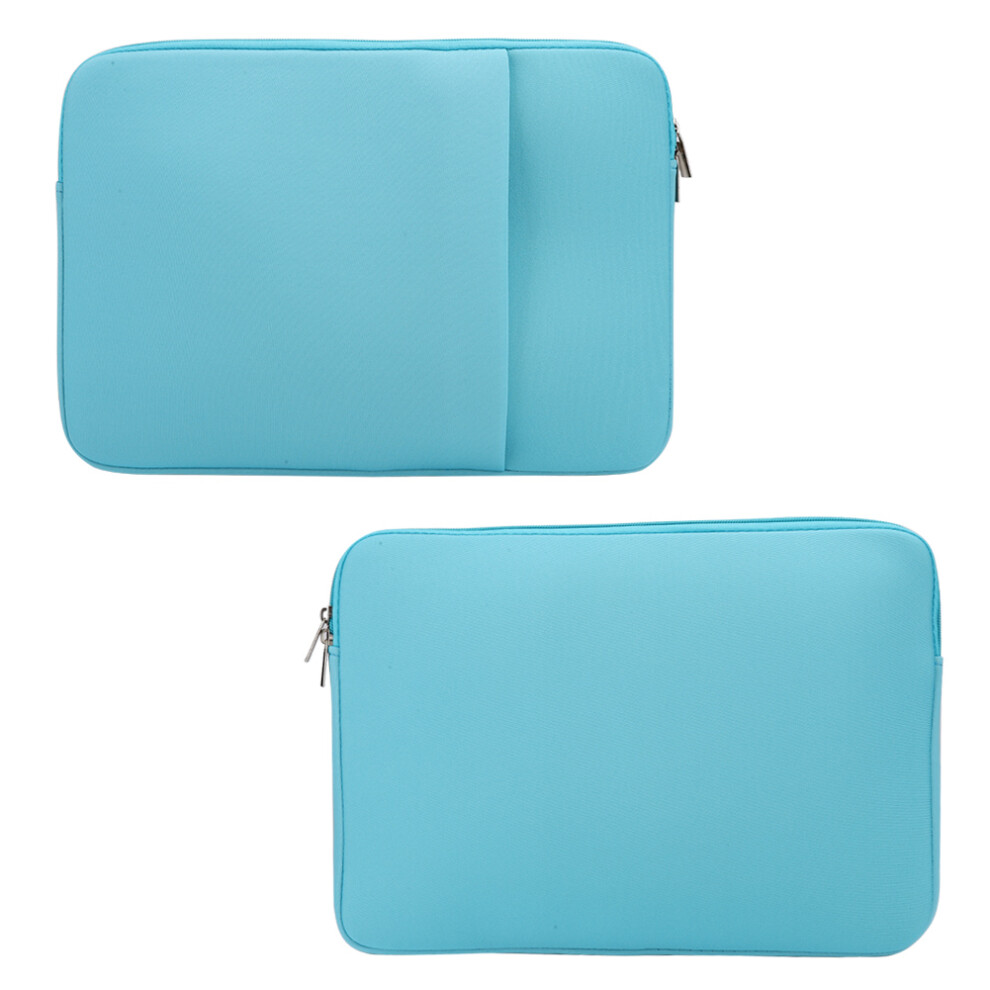 14 Inch Portable Business Slim Laptop Sleeve Case Envelope Bag Protective With Pocket For Macbooklight Blue 3151324816932
