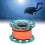 30 m 4-Farben-Diving-Finger-Spule 7  4,3 cm Blau 5