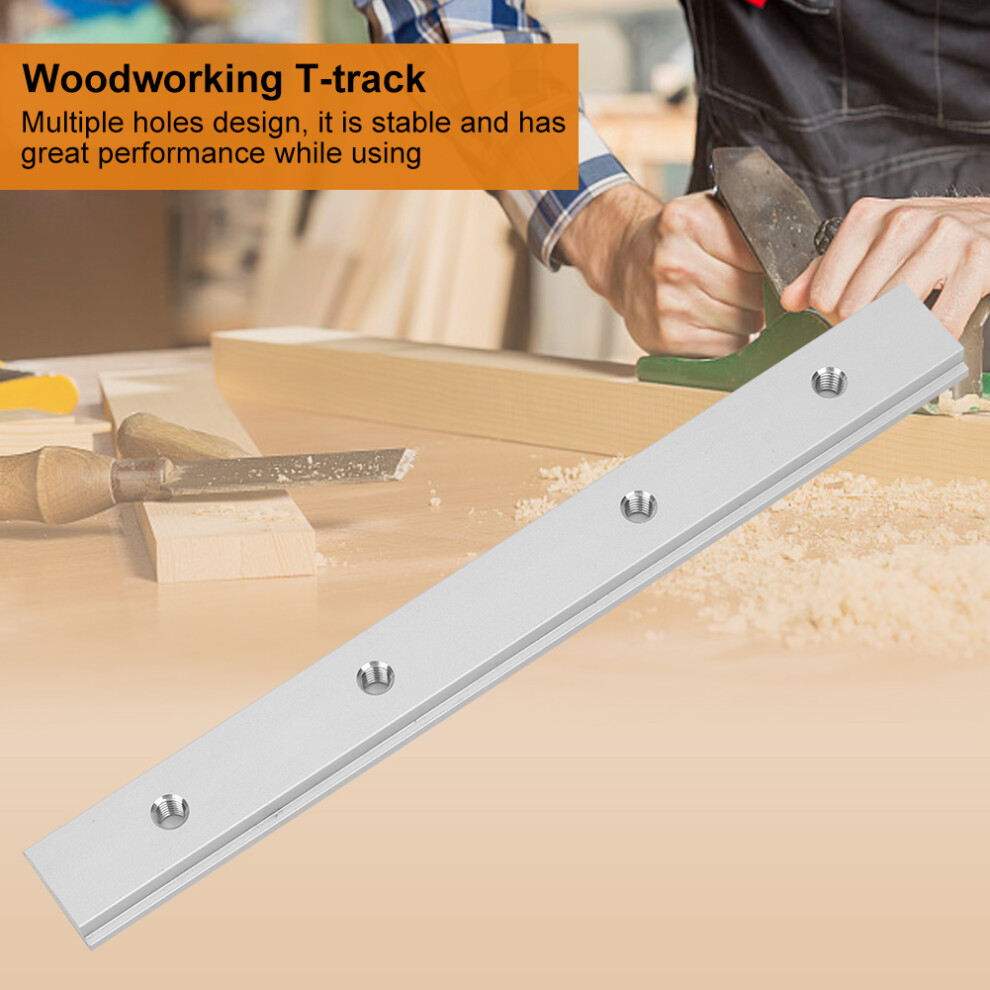 200Mm Aluminum Alloy T Slot T Track Miter Track Jig Fixture Woodworking Tool (M6) 8731324817273
