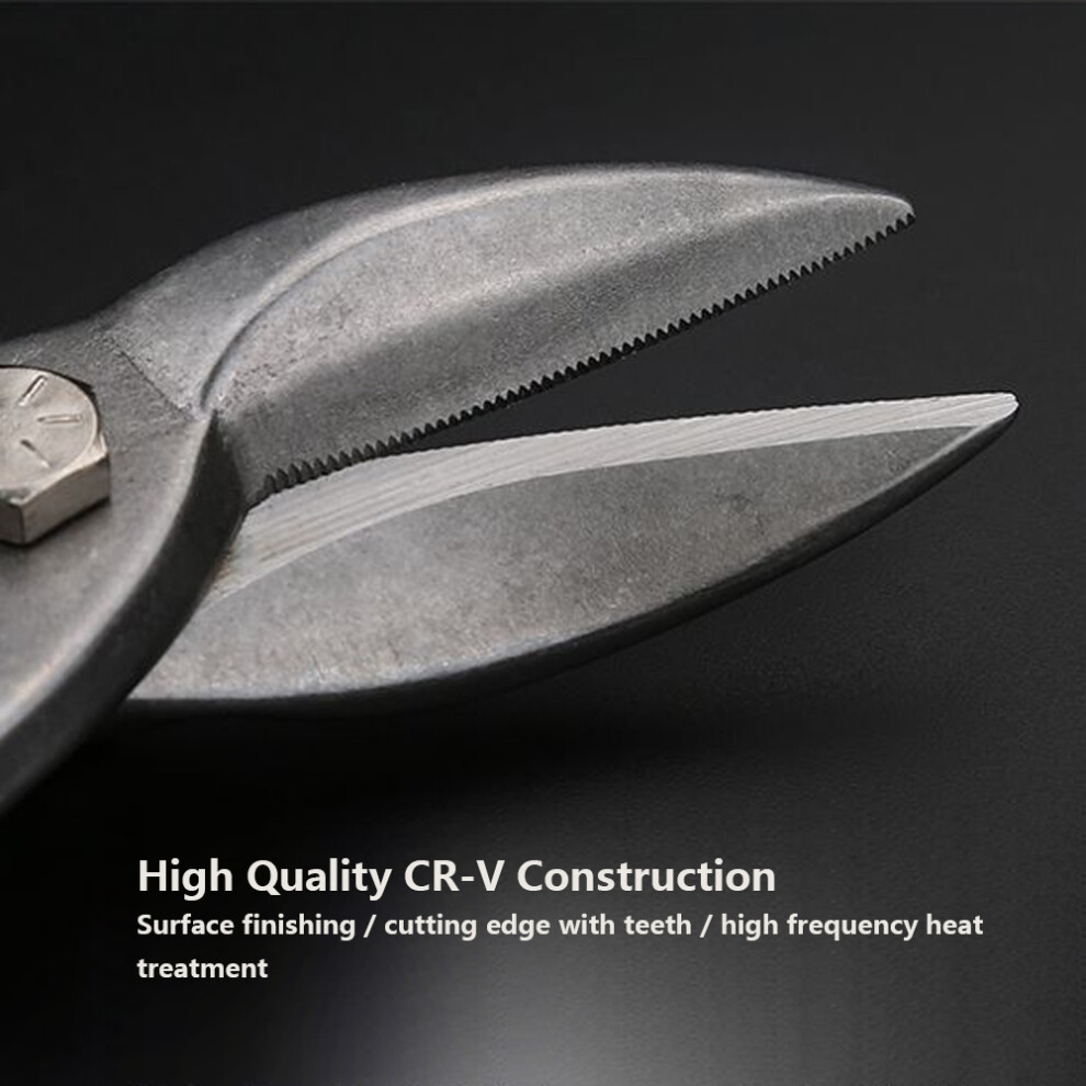 Heavy Duty Aviation Tin Snip Sheet Metal Cutter Shear Tinsnip (Straight Cutting) 8421324818386