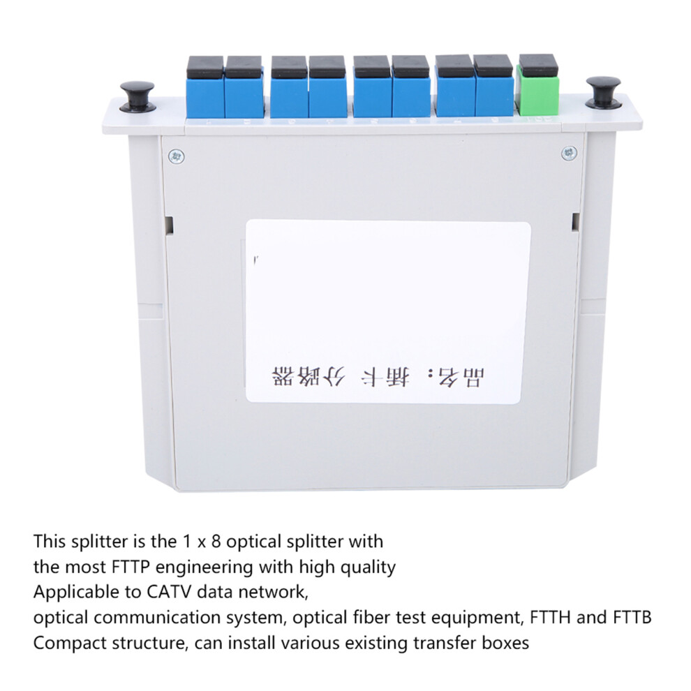 Fiber Optic Splitter High Quality 1X8 Plc For Optical Communication System Electrical Supplies 8171324818427