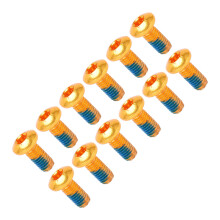 BOLANY 12pcs Mountain Bike Disc Brake Rotor Bolts Screws Alloy Steel Disc Rotor Screws