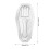 2PCS Motorcycle Hand Guard Protective Universal Polycarbonate Motorbike AccessoryTransparent 12